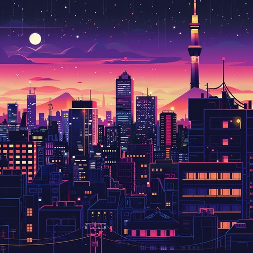 A sophisticated j pop track featuring sparkling synths and upbeat melodies, inspired by the neon glow of tokyo's skyline. Structured with dynamic layers, it merges traditional pop sensibilities with futuristic electronic elements, creating a luxurious and polished soundscape.