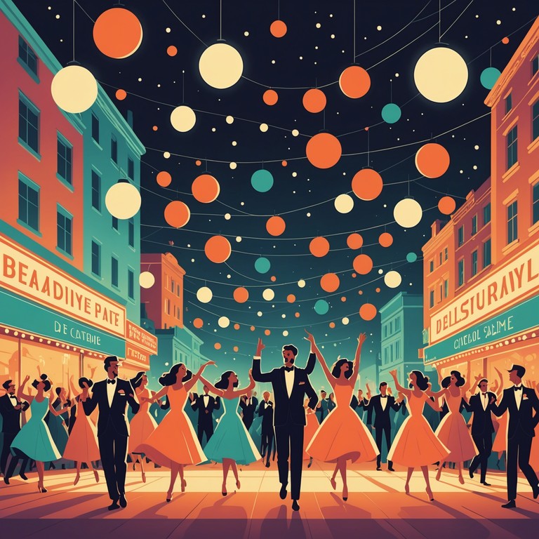 This alternative version focuses more on the smooth, melodic harmony that complements its bouncy rhythm, making it ideal for any celebration or festive gathering that calls for an extra sparkle of joy and entertainment. It's a track that invites listeners to dance and celebrate life’s glamorous moments.