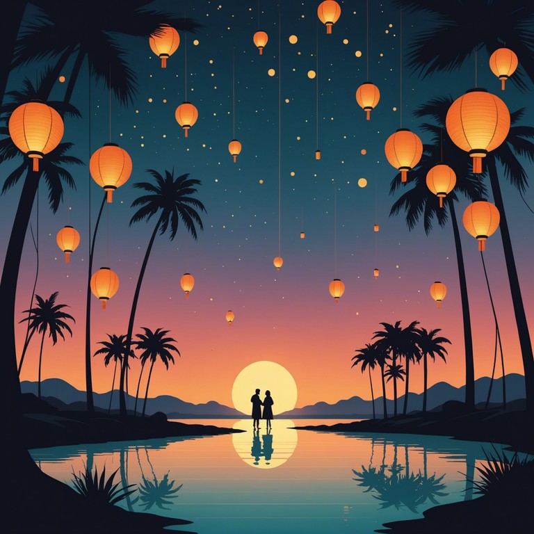 Imagine an energetic edm track enriched with enchanting arabian flutes and rhythms, transporting you to a bustling desert dance floor beneath a star filled night sky.