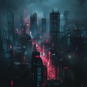 sinister synthwave journey through dark futuristic landscapes