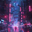 soaring synths create an optimistic futuristic cityscape ambiance