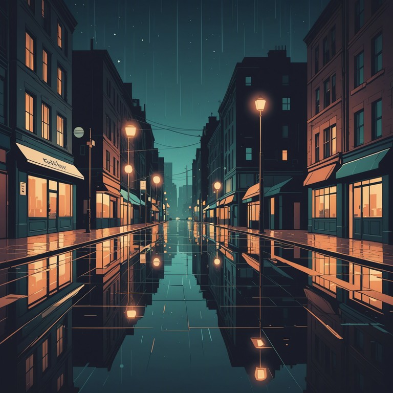 Experience the soothing allure of cruising through a sleepless city with calming, repetitive phonk rhythms and a touch of lo fi aesthetic. The music conveys a deep sense of relaxation and introspection, perfect for unwinding or contemplative evenings