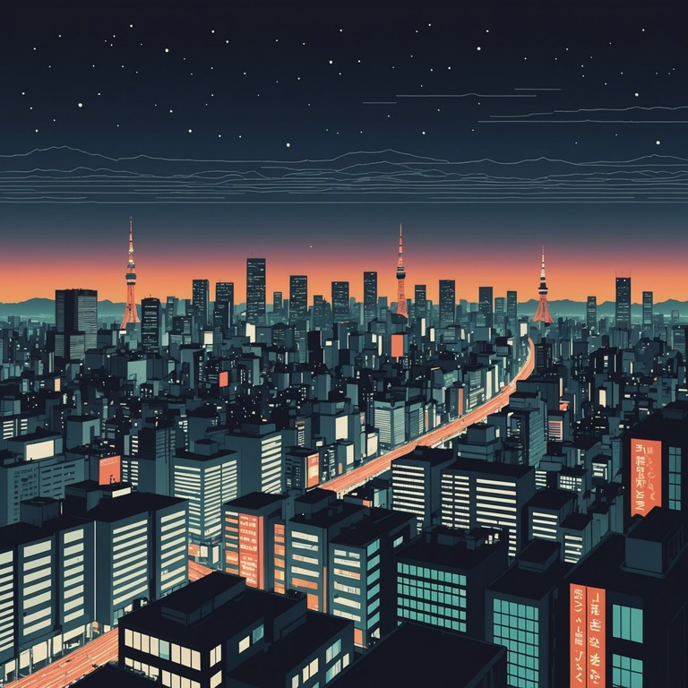 This alternative version offers a deeper dive into the atmospheric qualities of tokyo's nightlife, focusing more on the intricate layers and textures of sound that echo through the streets at night while maintaining the dynamic future bass style.