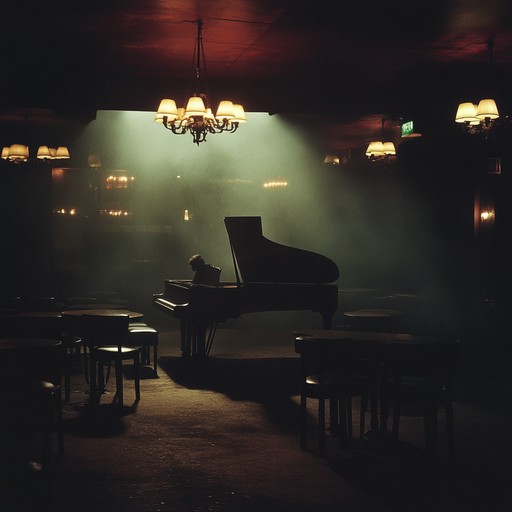 This dark cabaret piece, dominated by piano, explores the depths of loneliness and melancholy with intricate melodies and a deeply reflective mood, perfect for a quiet, introspective night.