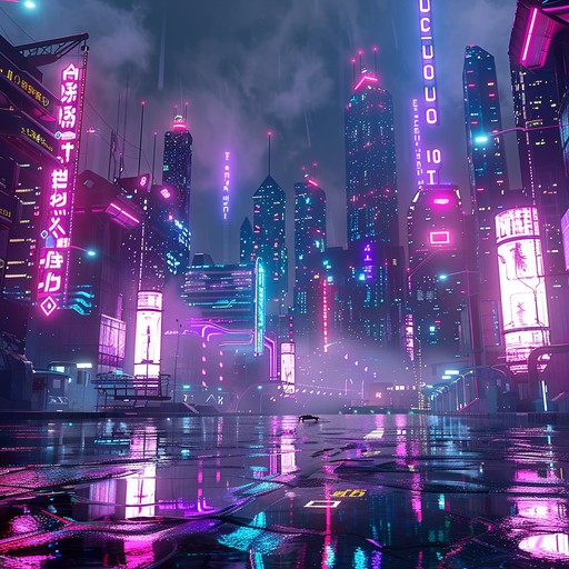 Immerse in a cyberpunk world where the futuristic cityscape's neon lights pulse with the rhythm of a soulful, heartfelt tune. Combining electronic synths with bluesy guitar riffs, this track captures the essence of human emotion amidst a high tech dystopia.