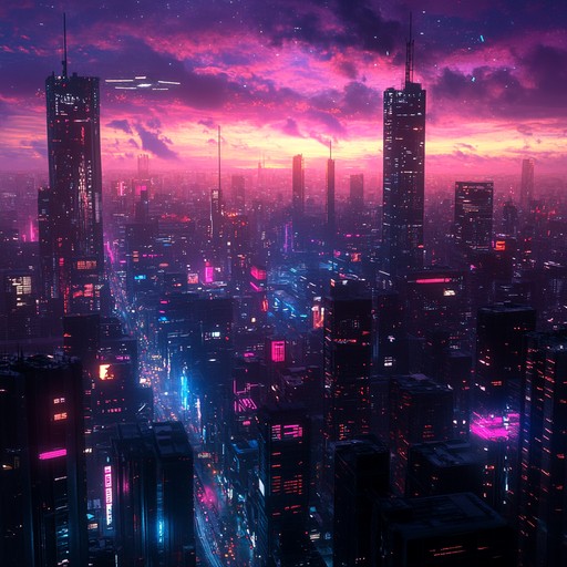 Traverse a landscape of cybernetic wonders and neon nights, where each beat and melody tells a story of a futuristic realm. Ethereal tones meet pulsating rhythms, capturing the mystique of a cyber dreamworld