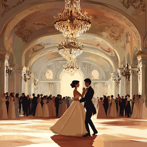 An instrumental waltz piece that captures the elegance and grandeur of 19th century european ballrooms, with intricate melodies and flowing harmonies, transporting listeners to a world of refinement.