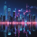 bright, energetic beats with playful cyberpunk vibes.