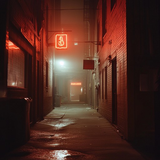 An instrumental ambient piece that immerses the listener in the brooding atmosphere of a deserted city at night, using synthesizer textures and subtle industrial sounds to evoke feelings of isolation and mystery.