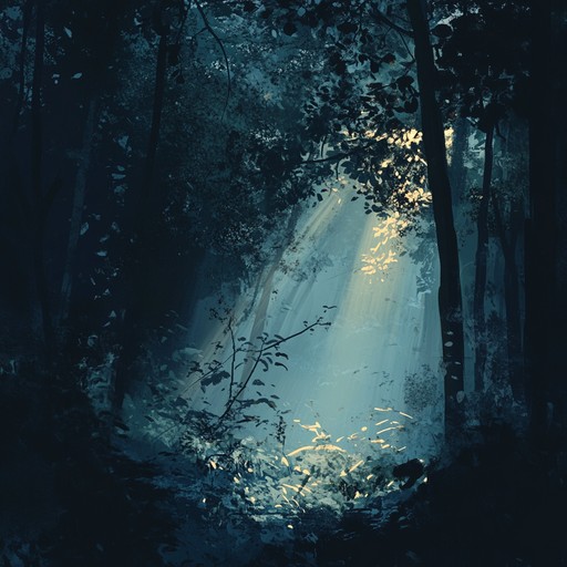 Explore a calm and tranquil world within the forests at dusk. The music features ethereal melodies and soothing, sustained sounds, creating an immersive atmosphere of peace and stillness. Perfect for moments of relaxation and reflection