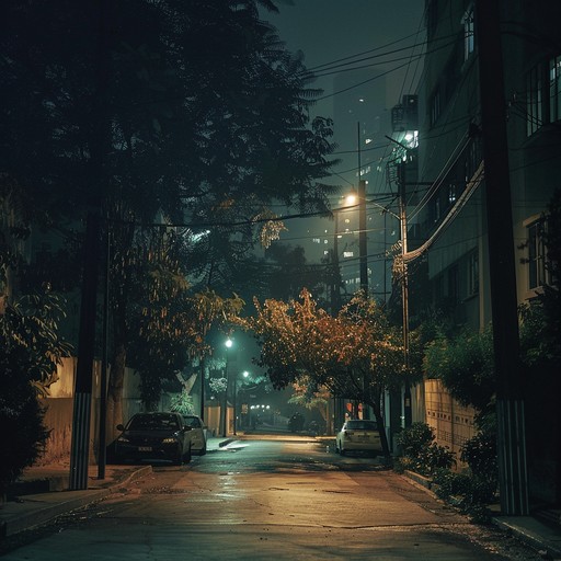 An instrumental smooth rap track evoking the stillness of the city at night. Laid back beats and smooth piano melodies blend with subtle jazz elements to create a contemplative and tranquil soundscape, ideal for unwinding during the late hours.