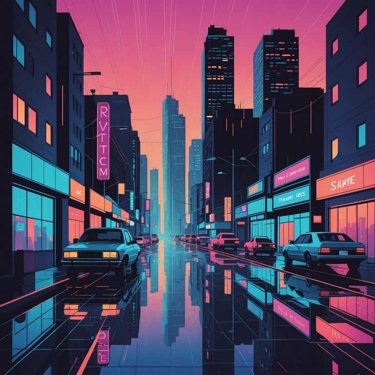 A deep dive into a soundscape where digital meets soulful reminisce, 'neon memories fade' combines ethereal synth layers with heartfelt melodies evoking a profound sense of nostalgia wrapped in a cyberpunk aesthetic. The music transports listeners to a futuristic cityscape tinged with the emotional weight of the past.