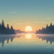 calm melodies meet serene sunrise vibes.