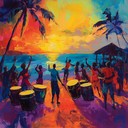 vibrant, sun soaked island rhythms and joyful dance beats