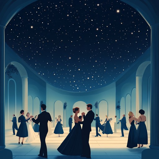 Experience the magic of waltzing under a starlit sky where love and nostalgia intertwine. This instrumental piece, carried by the graceful piano, transports you to a moonlit ballroom filled with elegance and heartfelt emotions. The gentle rhythm and soothing melody create a serene ambiance perfect for romantic reflections.