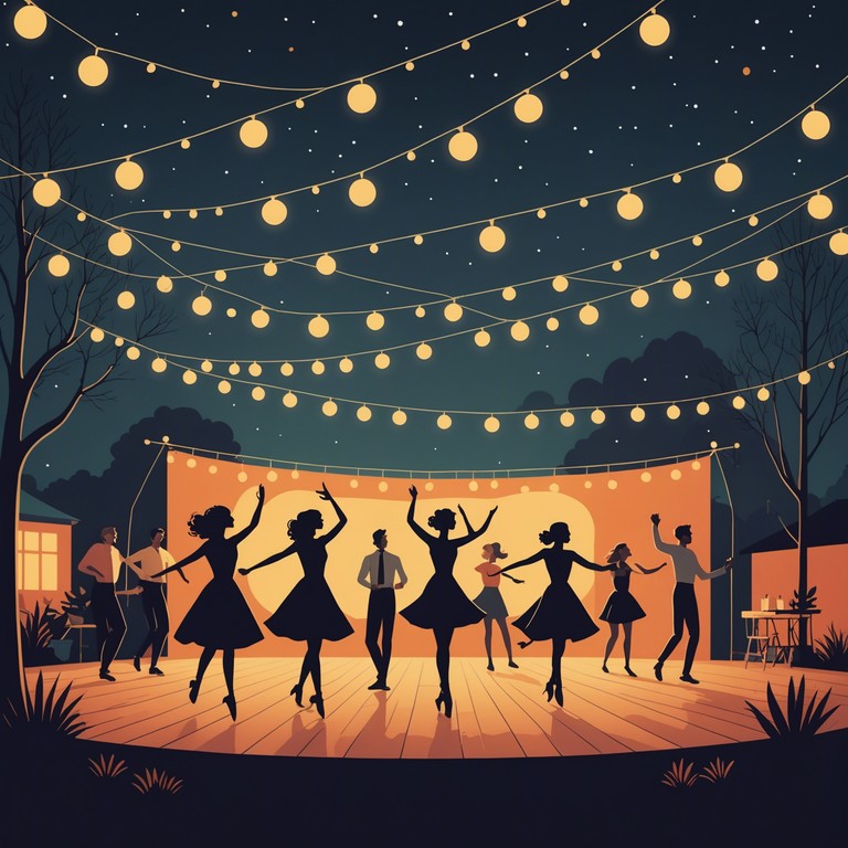 This piece captures the vibrant spirit of a lively latin jazz ensemble playing under the shimmering moonlight. The sounds, rich with intricate rhythms and explosive brass sections, evoke a scene of joyful dance and cultural celebration. The music weaves through fast paced beats, showcasing a masterful balance of traditional latin elements with a jazz twist.