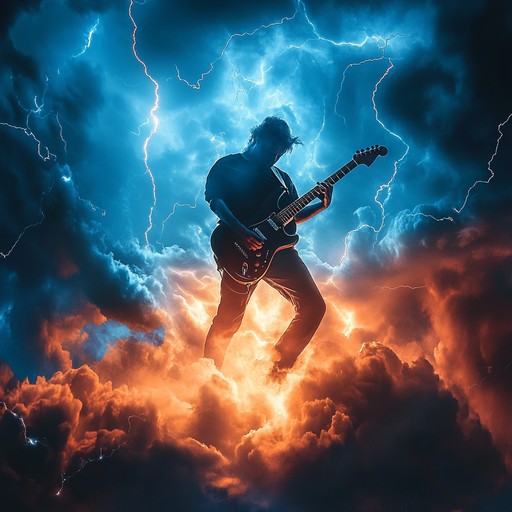 An instrumental track that fuses the raw emotion of blues with the energy of rock, featuring soaring guitar solos and a driving rhythm section that evokes the intensity of a thunderstorm.