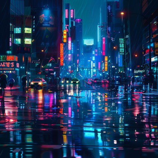 Haunting synth melodies layered over pulsating basslines and dreamy pads, capturing a vivid sense of loss and longing. The track evokes a sense of driving through neon lit city streets on a rainy night, engulfed in reflections of the past and a yearning for lost moments. Perfect for contemplative late night listening.