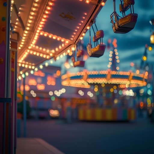 This track features an upbeat melody reminiscent of a carnival, contrasted with haunting background elements to create a joyful yet dark atmosphere. Perfect for evoking a sense of eerie celebration.