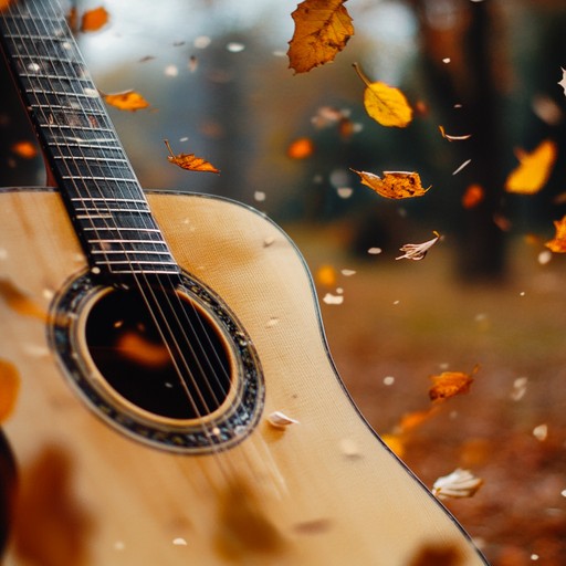 A tender instrumental piece evoking nostalgia through delicate guitar melodies, reminiscent of autumn’s serene beauty, perfect for introspective moments.