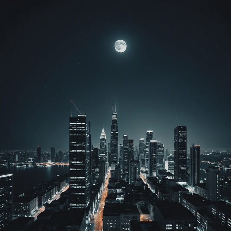 An evocative urban opera track that blends symphonic elements with the ambient sounds of a bustling city night, creating a seamless narrative of isolation and reflection amidst urban chaos.