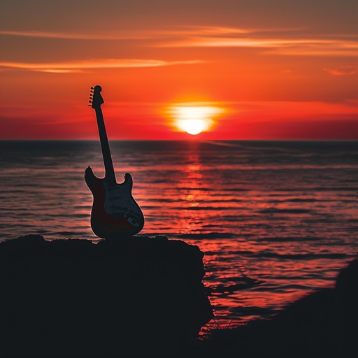 A serene instrumental piece blending tranquil guitar melodies with experimental rock elements, evoking the sense of floating on a calm ocean, letting the gentle waves of sound wash over you as the guitar gently whispers its story