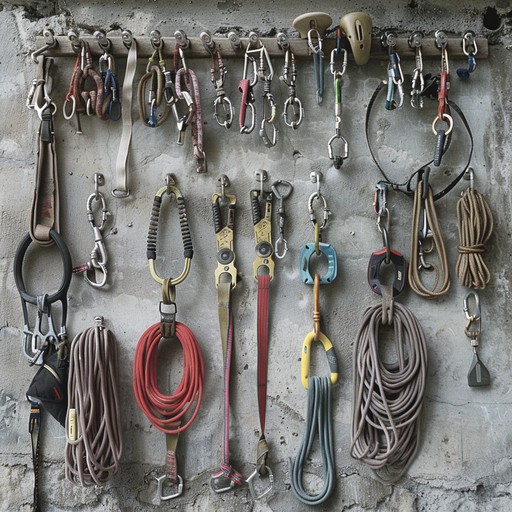 A dramatic and powerful instrumental piece celebrating the tools that enable climbers to ascend great heights. The clanking of carabiners, whirring of ascenders, and crunching of crampons weave together in a bold, adventurous tapestry of sound.