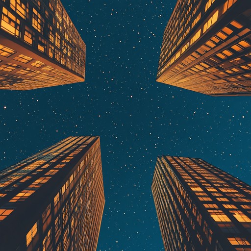 A soothing instrumental ambient track that captures the essence of a city at night, blending gentle urban sounds with atmospheric synth pads to create a reflective and tranquil soundscape.