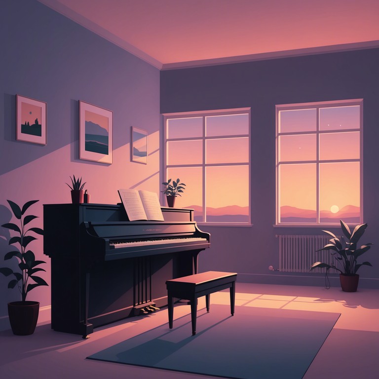 As twilight deepens, the electric piano plays on, blending soft whispers of glam with the magical serenity of an intimate evening. The music is a heartfelt serenade that invites listeners to a personal, mystical journey beneath a starlit sky.