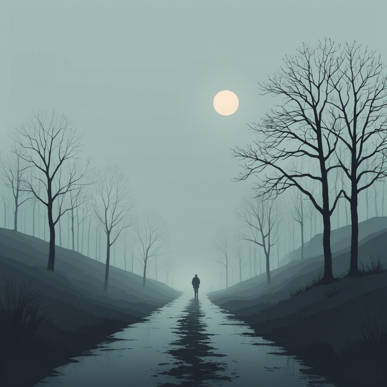 Traveling through dark, misty paths with only the echo of your footsteps for company, this soundtrack captures the unnerving experience of navigating through an unpredictable nocturnal landscape. Shadows lengthen and chilling sounds fill the air, enveloping you in a cloak of suspense and mystery.