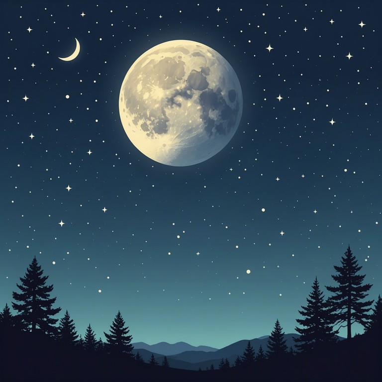 This instrumental track weaves a soothing tapestry of melodious tranquility, perfectly capturing the essence of a peaceful night time embrace. Its tender melody carries the listener off to a land of dreams, making it an ideal soundsong for calming children or unwinding after a long day. The use of a music box adds a nostalgic touch, enhancing the lullaby's timeless quality.