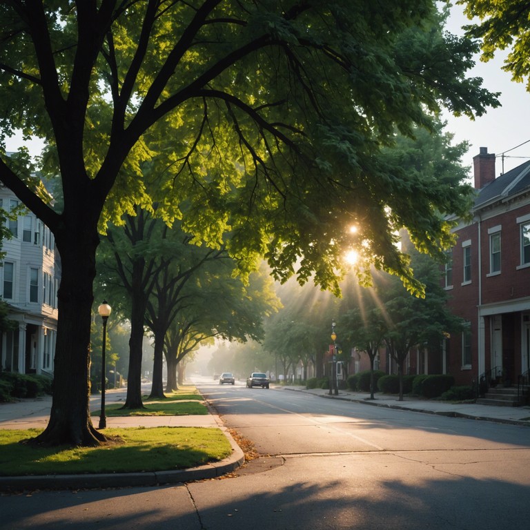 A tune that evokes the feel of a peaceful morning as the city slowly comes alive under the sun's embrace, reflecting the quiet joy and the subtle excitement of a new day dawning. This track blends a mellow piano tune with soft electronic elements for a perfect morning meditation.