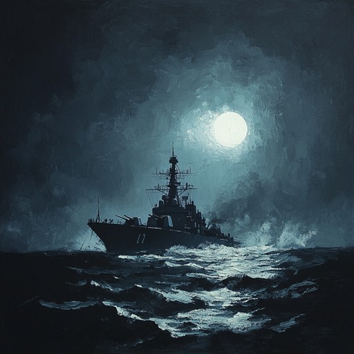 A melancholic yet beautiful evocation of the russian navy's tranquil might through the gentle sounds of the balalaika and stirring orchestral strings. This piece brings forth images of sailors in quiet contemplation, reminiscing under a calm, moonlit sea. Each note carries the weight of tradition and pride, painting a vivid soundscape of maritime solitude.