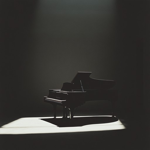 A timeless instrumental ballad reflecting deep sorrow and nostalgia, reminiscent of a lover's absence. Delicate piano melodies intertwine with subtle string arrangements, capturing the essence of melancholy and heartache, painting a picture of solitude and reflection.