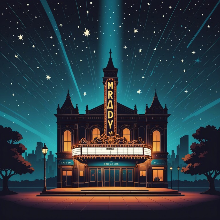 This track fuses the surreal essence of dreams with the dramatic arcs typical of broadway musicals, creating an immersive, dreamy soundscape that suggests a night under the sparkling stars, set on a vast, magical stage. The music ebbs and flows like the gentle undulations of a dreamer's imagination, perfect for evoking a sense of wonder and deep emotion.