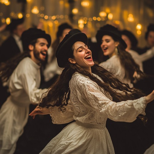 A riveting track blending traditional klezmer scales and motifs with contemporary electronic beats, creating an exhilarating musical journey through jewish history. Captivate listeners with the lively and soulful essence of jewish celebrations underscored by a dynamic fusion of past and present sounds