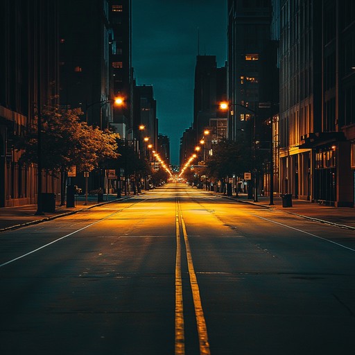 An instrumental dubstep track that captures the haunting feeling of wandering alone through empty city streets at night, with deep bass lines, ambient melodies, and atmospheric effects that evoke a sense of melancholy and solitude.