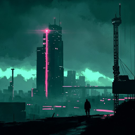 A chilling future bass composition that combines haunting synth melodies and deep, dark basslines, painting an audio picture of a dystopian future rife with tension and foreboding