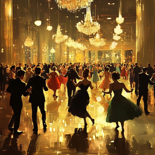 An invigorating and vivacious waltz designed to enliven any ballroom with its high energy tempo, dynamic rhythmic structures, and buoyant melodies. This composition delivers a series of effervescent sections, ideal for exuberant and joyous occasions