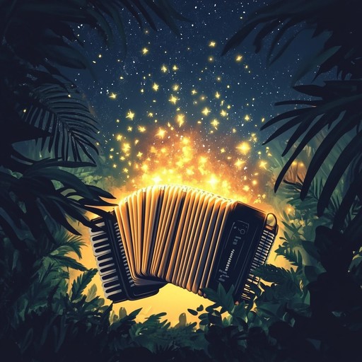 An instrumental track that combines traditional cumbia rhythms with hypnotic melodies, creating an enchanting and immersive musical experience that transports listeners to a moonlit tropical night.