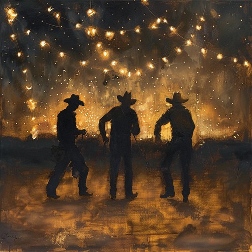 This track captures the spirit of a dusty rodeo dancefloor, bustling with energy and joy. The instrumental piece features traditional sertanejo rhythms, bringing to life images of boots tapping and cowboy hats flying in the summer sunset. With vibrant guitar strums and buoyant melodies, it's an ode to rustic festivities and happy moments shared outdoors.