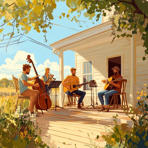 A lively and playful country tune perfect for a summer day on the porch. The twangy guitar leads the way with bouncy rhythms and cheerful melodies that evoke a fun and carefree atmosphere. This instrumental is ideal for capturing the joys of simple pleasures and outdoor gatherings with friends and family.