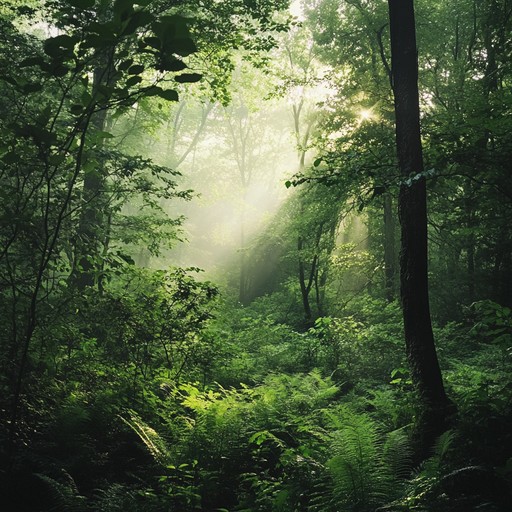 Imagine walking through a primeval forest, surrounded by the ancient whispers of nature. This track utilizes natural elements and a haunting flute melody to capture the eternal beauty and mystery of old growth woodlands, blending ambient soundscapes with folkloric influences.