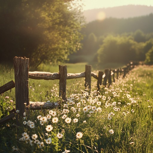 A nostalgic instrumental folk song that transports listeners to simpler times. The gentle strumming of an acoustic guitar combined with sparse background elements evokes images of pastoral scenes and serene countryside, bringing a touch of wistfulness and warmth to the soul.