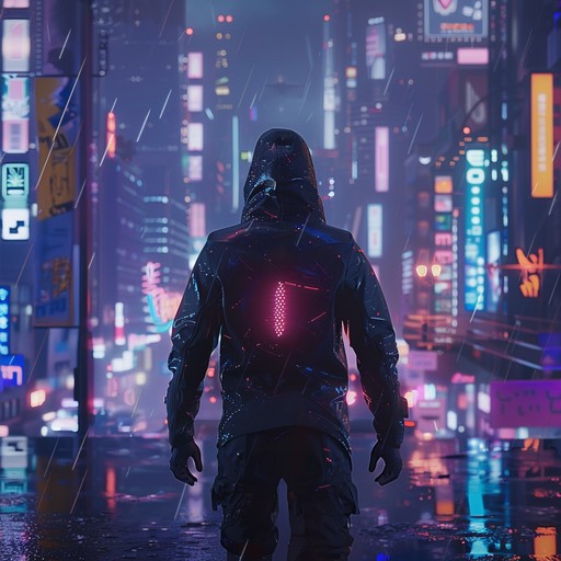 Step into a mesmerizing retrowave world where pulsating synths and driving beats narrate an epic hero’s odyssey through neon drenched dystopian cities, showcasing a blend of adventure, nostalgia, and triumph.