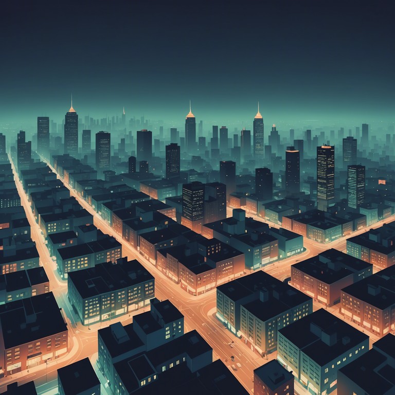 City whispers at night delves deeper into the eeriness of after hours urban landscapes, relying on the unsettling yet magnetic pull of theremin melodies interlaced with gritty grime beats to create a soundtrack perfect for a nocturnal thriller.