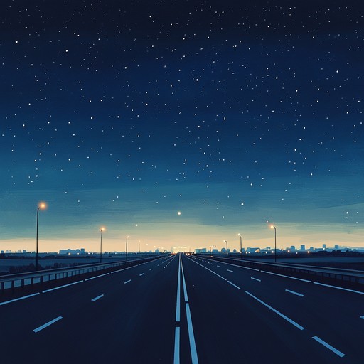 Crafting the perfect auditory companion for a serene drive through the glittering late hours, this music weaves the soulful tones of a saxophone with airy lo fi aesthetics to guide you through nocturnal reflections and the peace of an empty city.