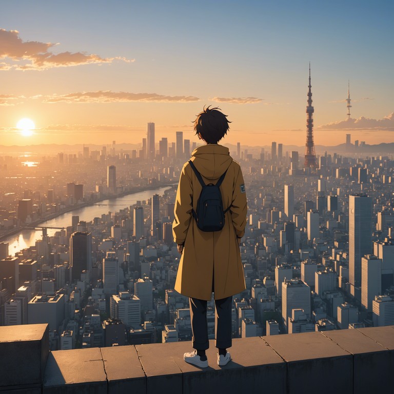 This track exemplifies the fresh, hopeful vibe of a new morning in tokyo as seen through the eyes of an anime character. The music carries the lightness of dawn with gentle yet uplifting melodies that encapsulate the spirit of optimism and renewal. The use of a koto infuses traditional japanese flavor, making it deeply atmospheric and culturally rich.