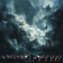 grand symphonic piece with rebellious, defiant textures and themes