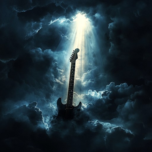 A dynamic instrumental metal piece featuring intense guitar solos and driving rhythms, leading listeners through an empowering journey towards hope and achievement